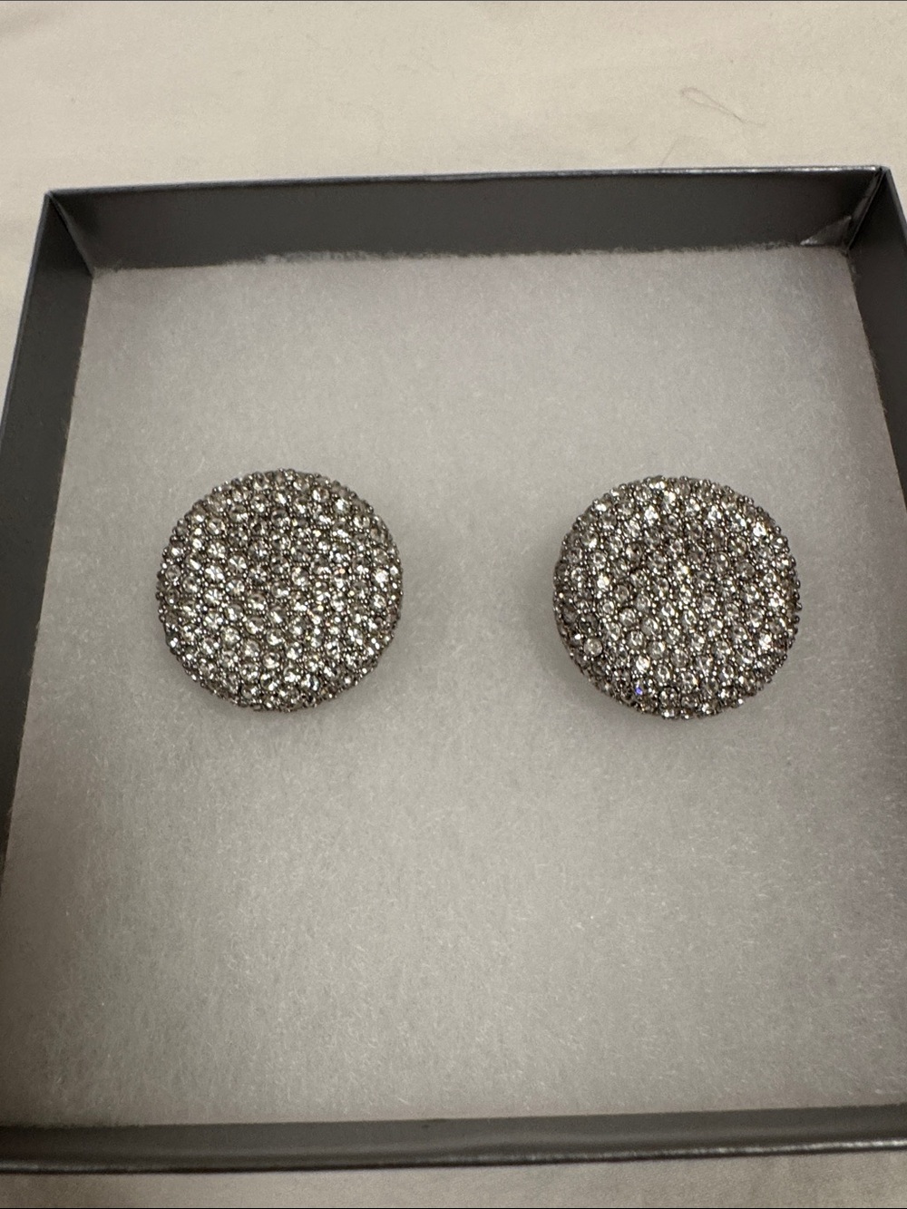 Forever Crystals Pave Rhinestone Earrings